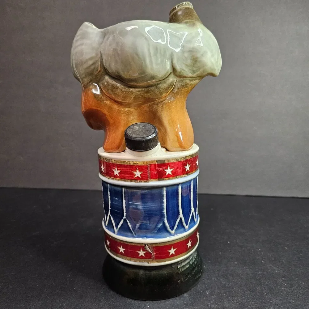 1976 Jim Beam Republican Elephant Whiskey Decanter Alcohol 11